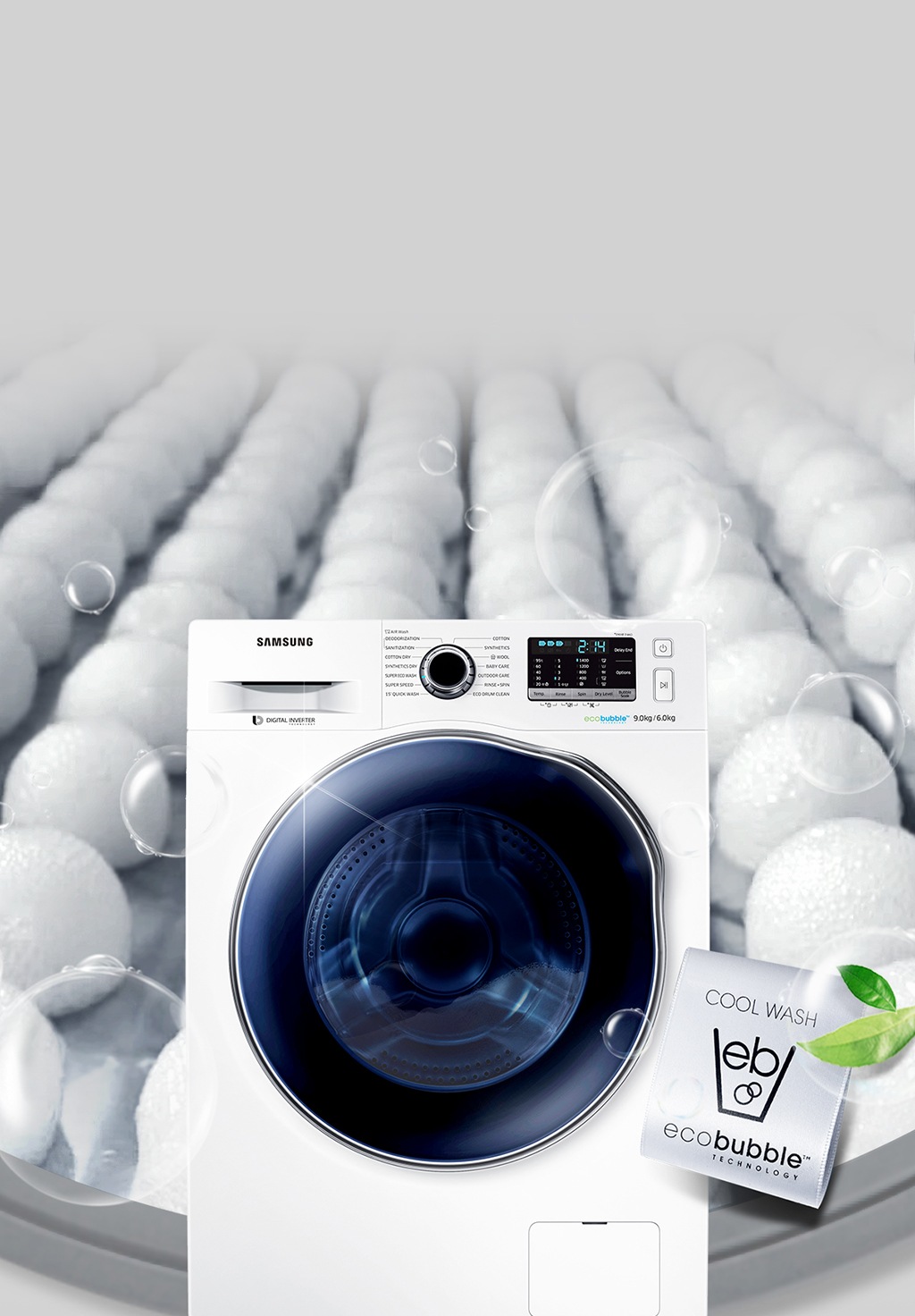 wetgeving Overtreding Gasvormig Buy WD80J5410AS Combo with EcoBubble™, 8 Kg | Samsung Gulf