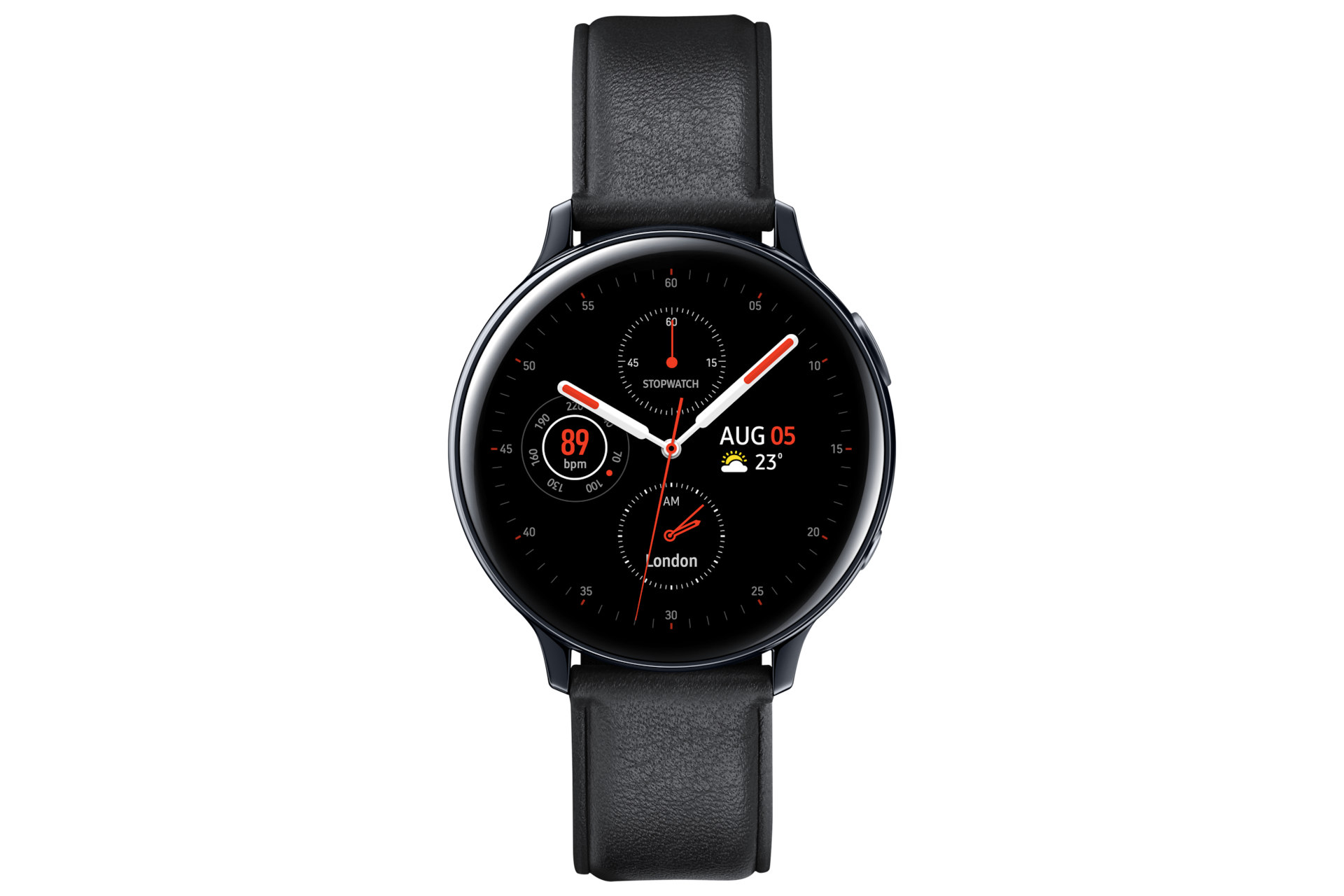 Buy Galaxy Watch Active 2 Black 44mm Samsung Gulf