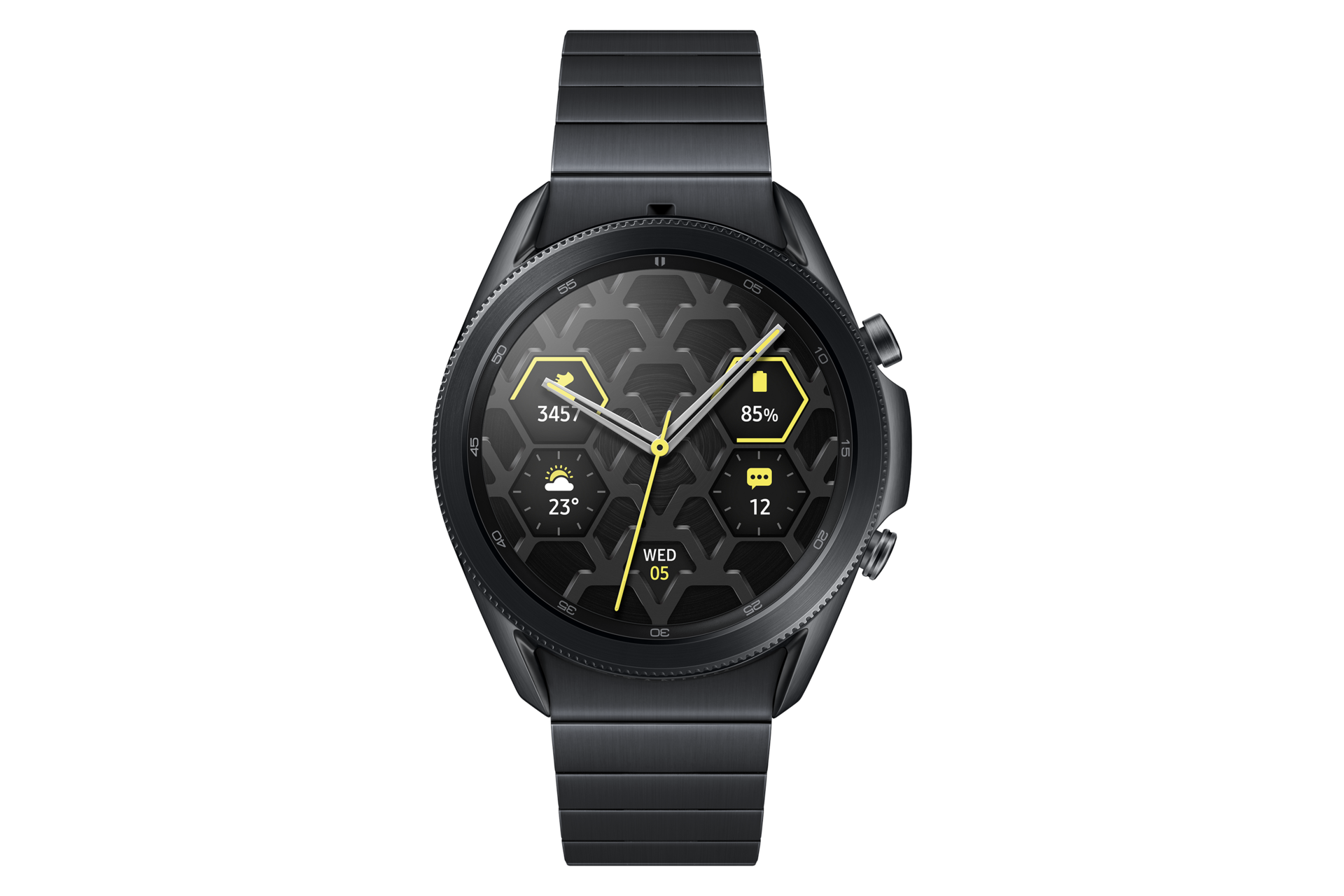 Buy Galaxy Watch 3 Bluetooth 45mm Black Samsung Gulf