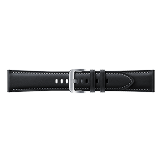 Galaxy Watch3 Leather Strap 22mm, Black