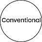 Logo Conventional أسود