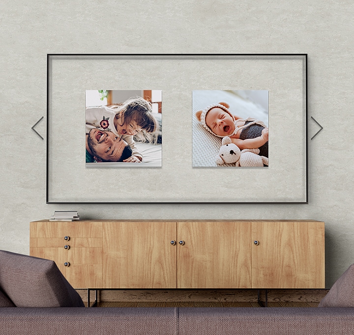 Decorate your living room with your favorite pictures