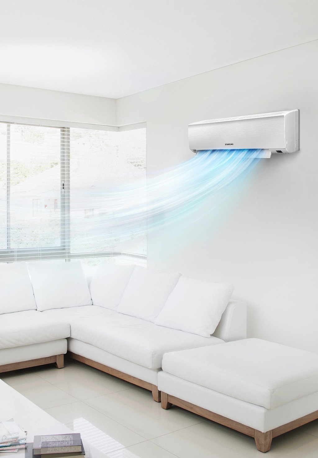 12 000 Btu H Wall Mount Ac With Fast Cooling Indoor Unit