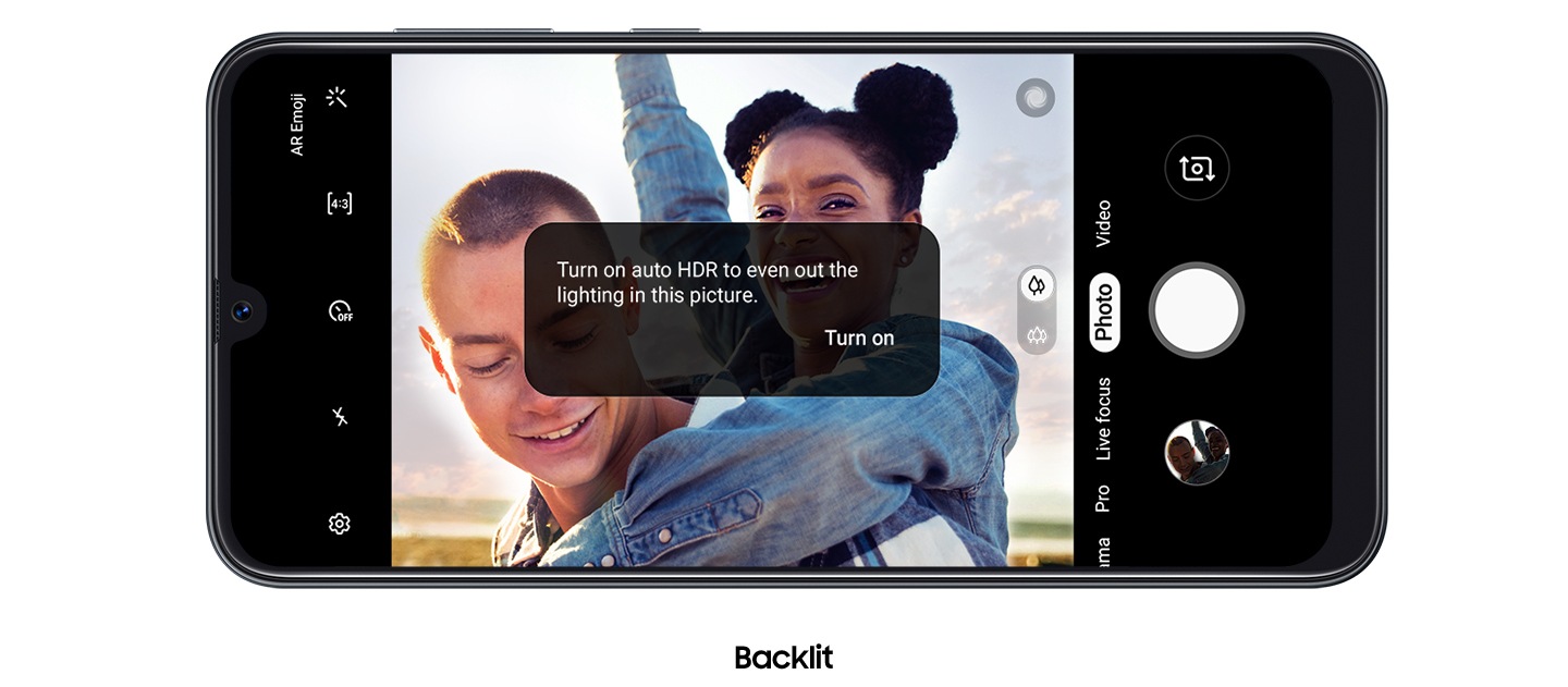 SAMSUNG GALAXY A30-Flaw detection for flawless shots