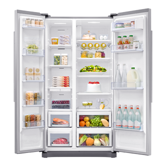 front-open-food silver