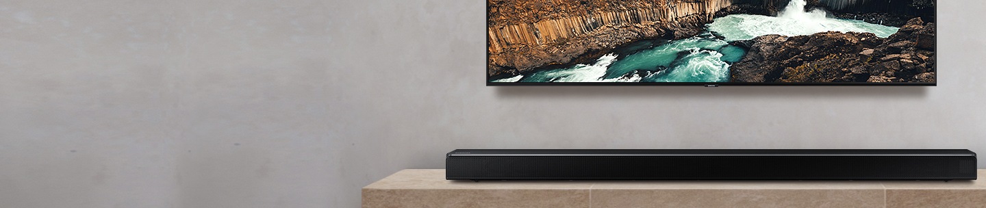 Soundbar optimized for QLED