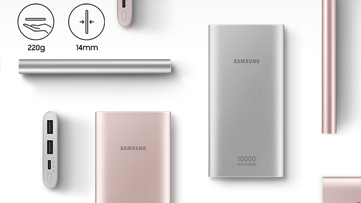 Batterie de secours Samsung Batterie externe silver 10.000mAh