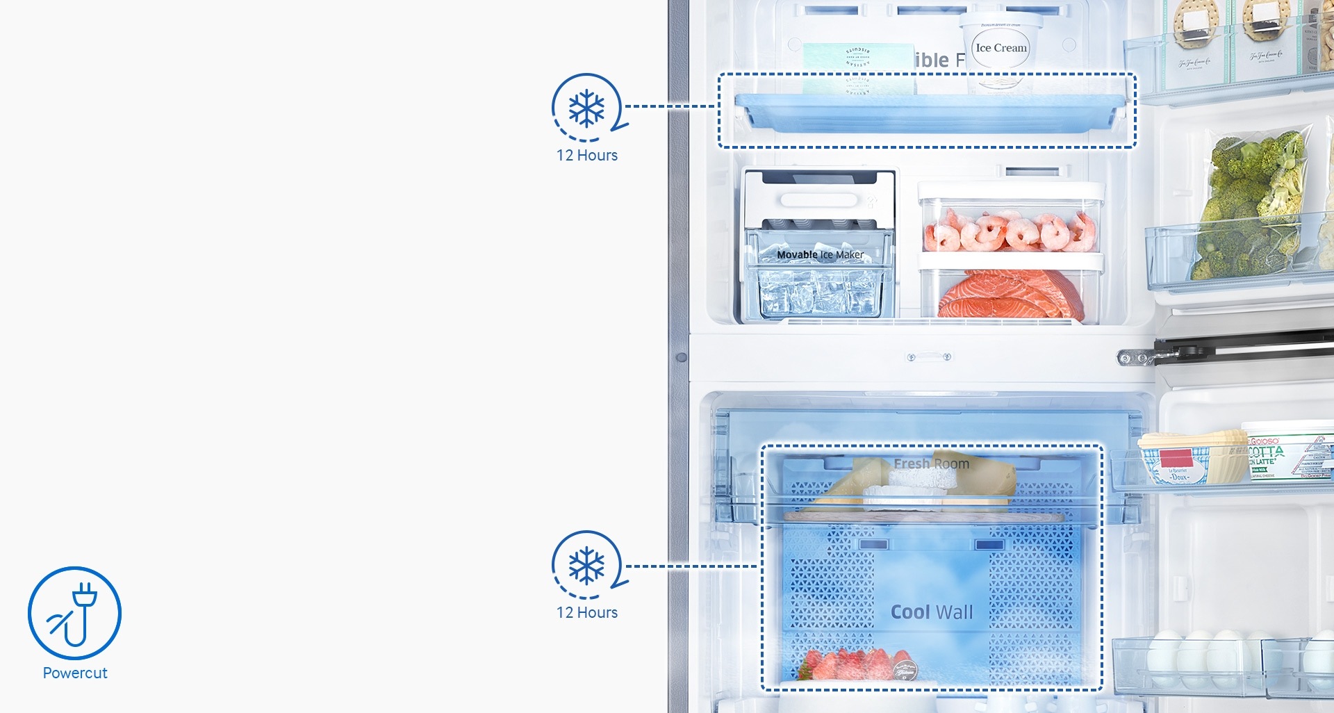 Conservation des aliments en bon état pendant 12 heures