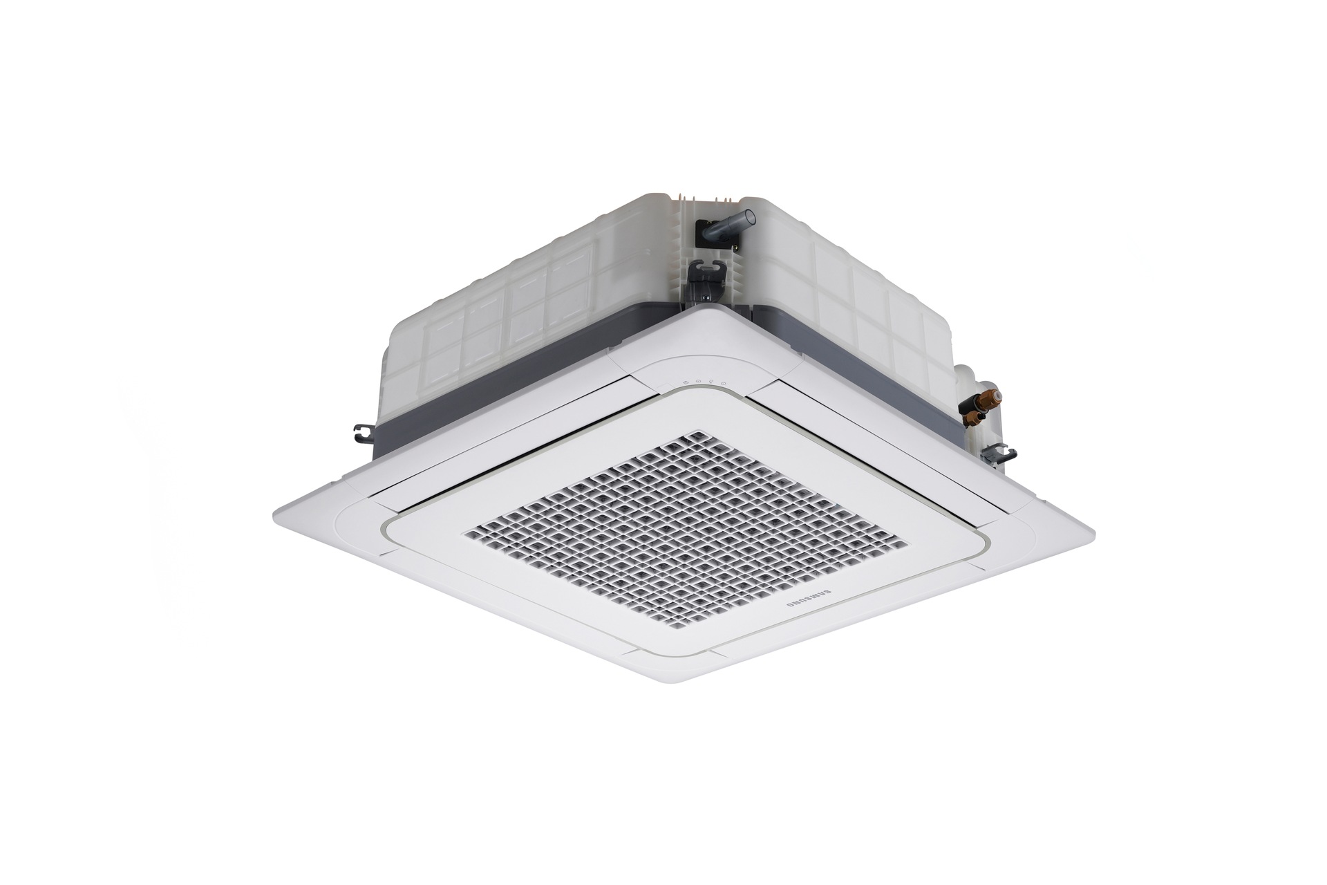 Side White, DVM, Cassete de 4 vias (600*600), Bomba de Calor R410a, Unidade Interior