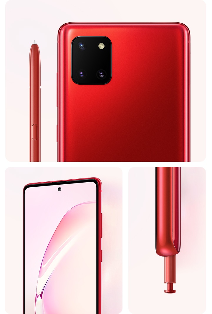 Samsung Galaxy Note 10 ピンク 韓国版 SIMフリー Galaxy Note10 Lite | SM-N770FZRDXFE | Samsung Business África
