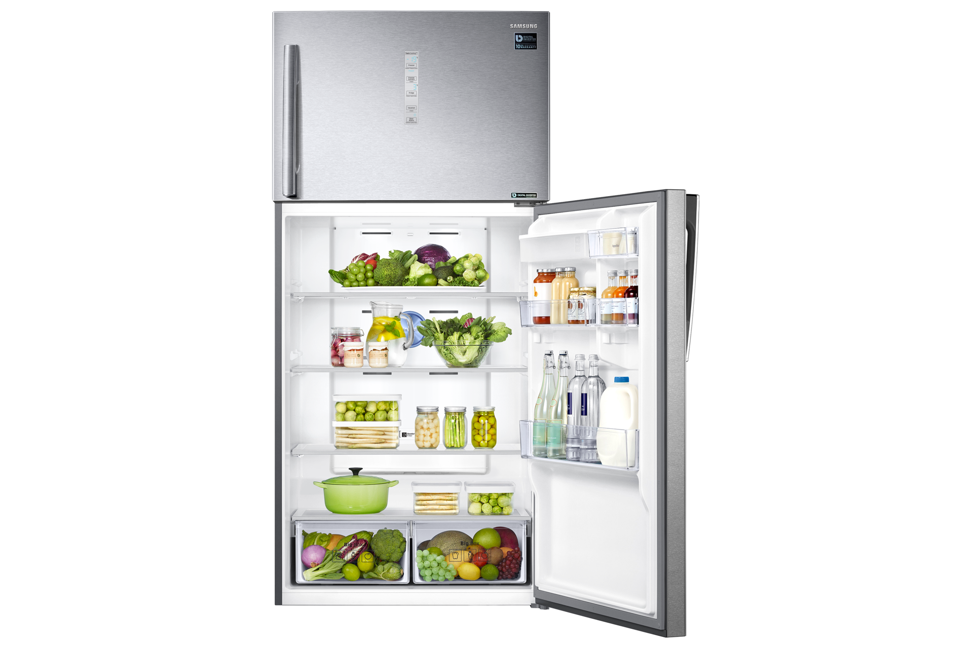 Front Bottom Open With Food Silver