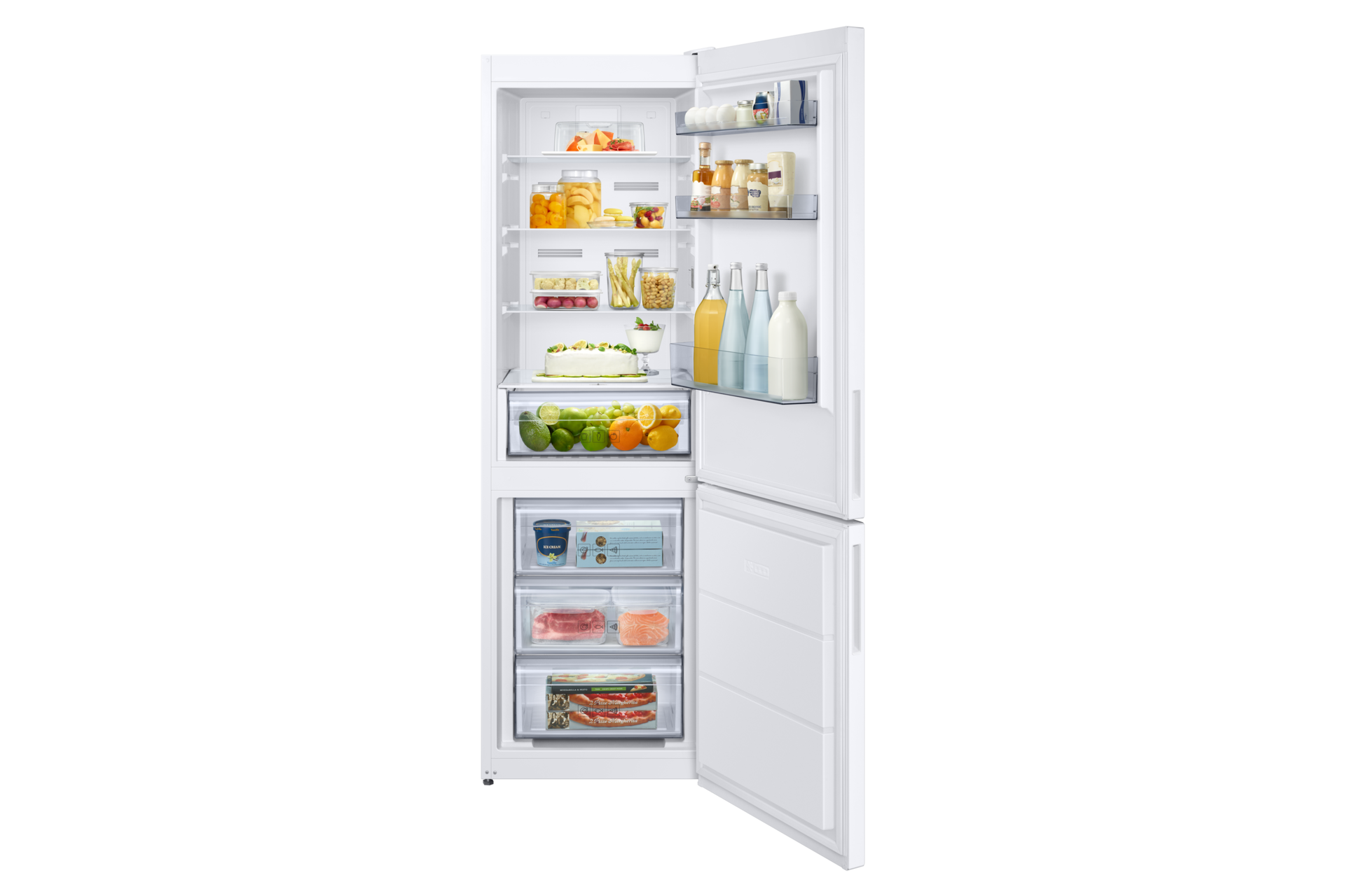 front-open-with-food white