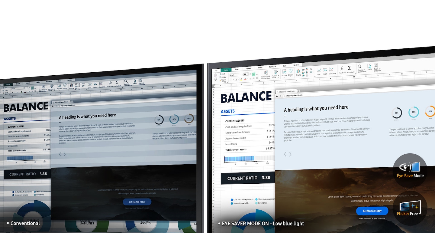 Optimizado para una visión mas confortable.