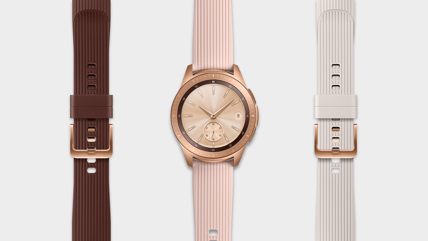 Samsung galaxy watch on sale 42mm rose gold band