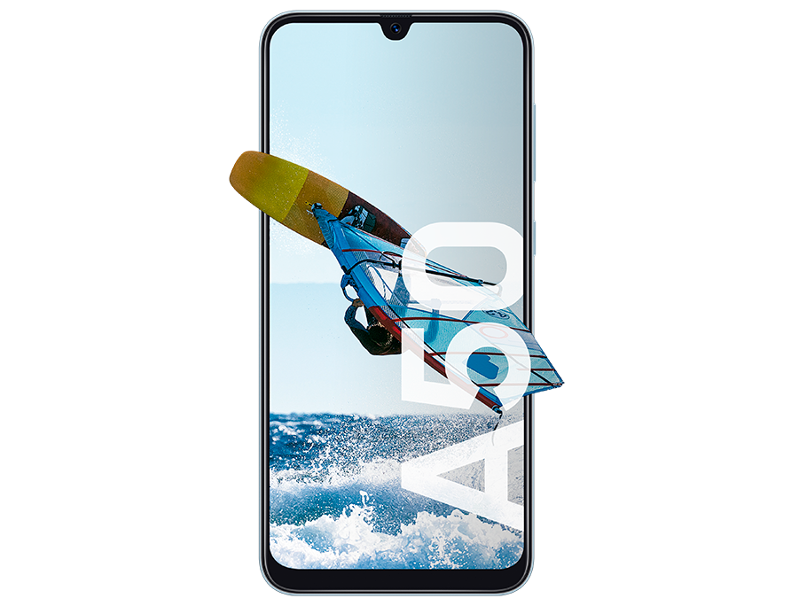 samsung galaxy a50 in white colour