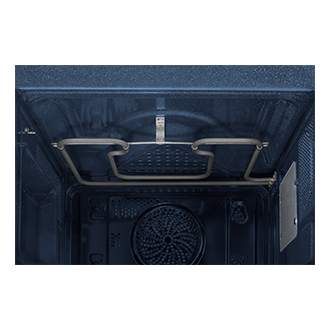 front-open-grill black