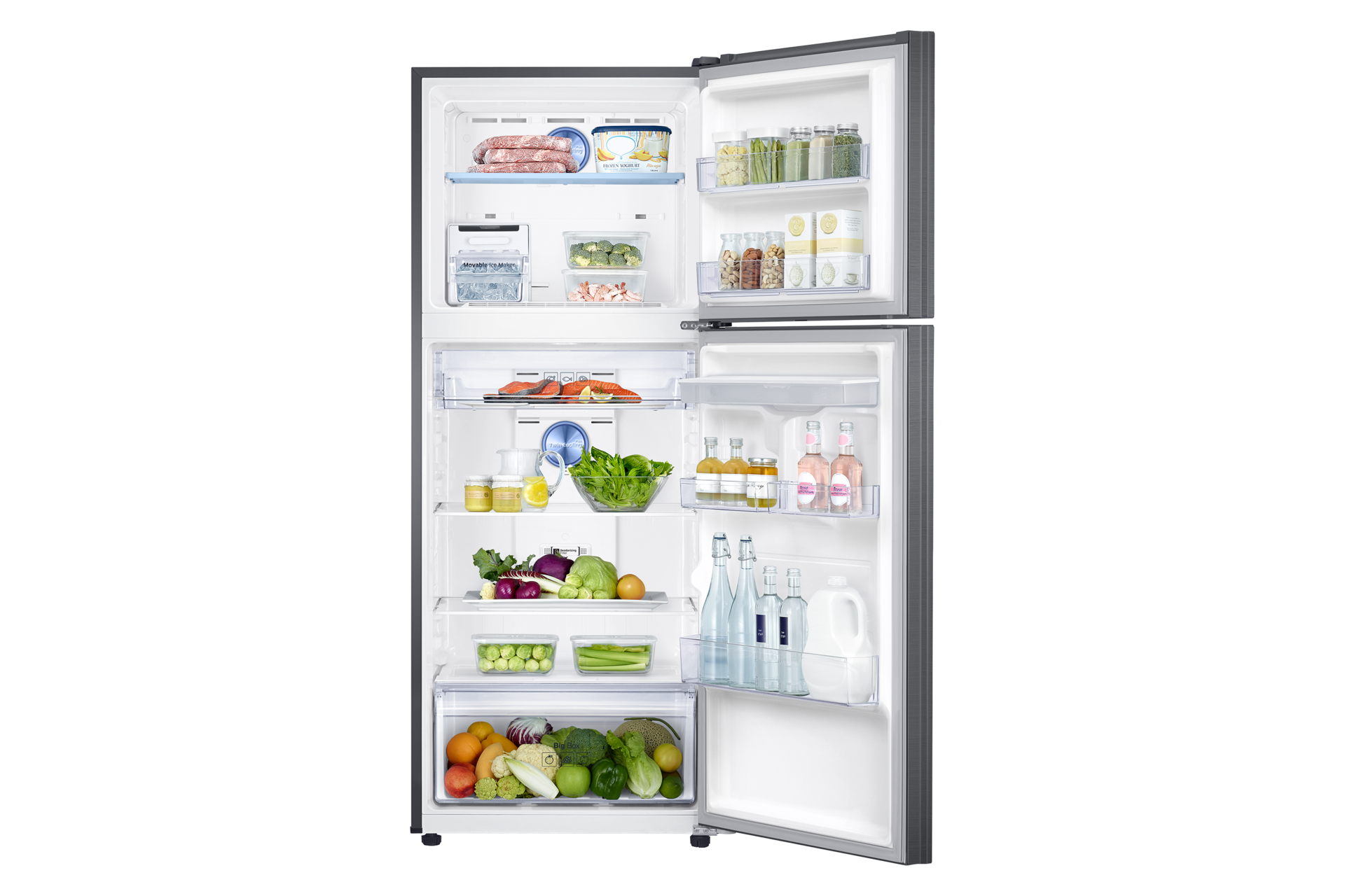 front-open-with-food black