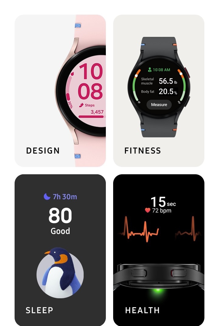 Smartwatch samsung health fashion compatible