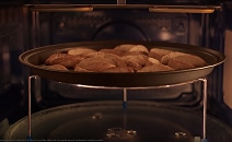 Chrupiące pieczywo przygotowane na grillu w mikrofalówce Samsung