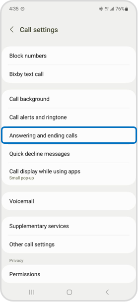 How do I enable caller name reading on my Samsung device? Samsung Gulf