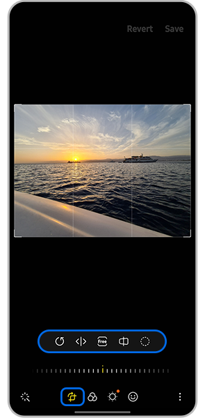 Samsung Gallery Editing a photo. Samsung Gulf