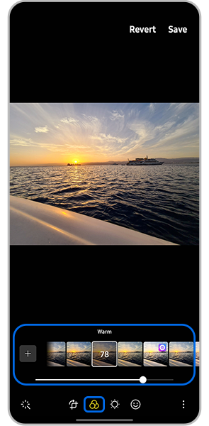 Samsung Gallery Editing a photo. Samsung Gulf