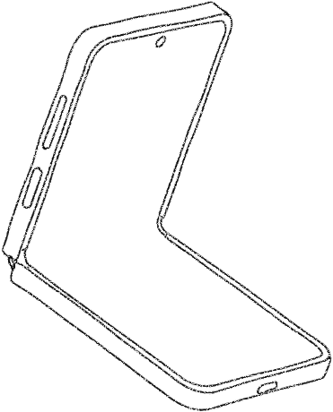 Galaxy Z Flip4 phone open