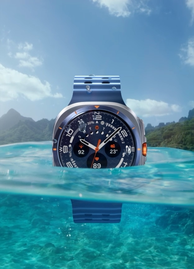 Galaxy Watch Ultra LTE (2025) - Titanium Blue | Samsung Gulf