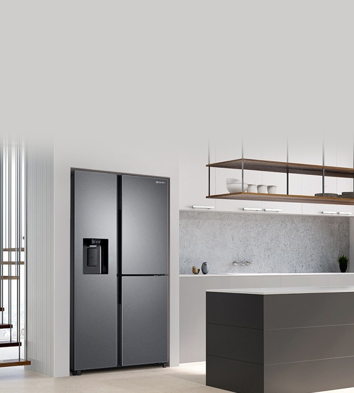 Latest side by discount side door refrigerator