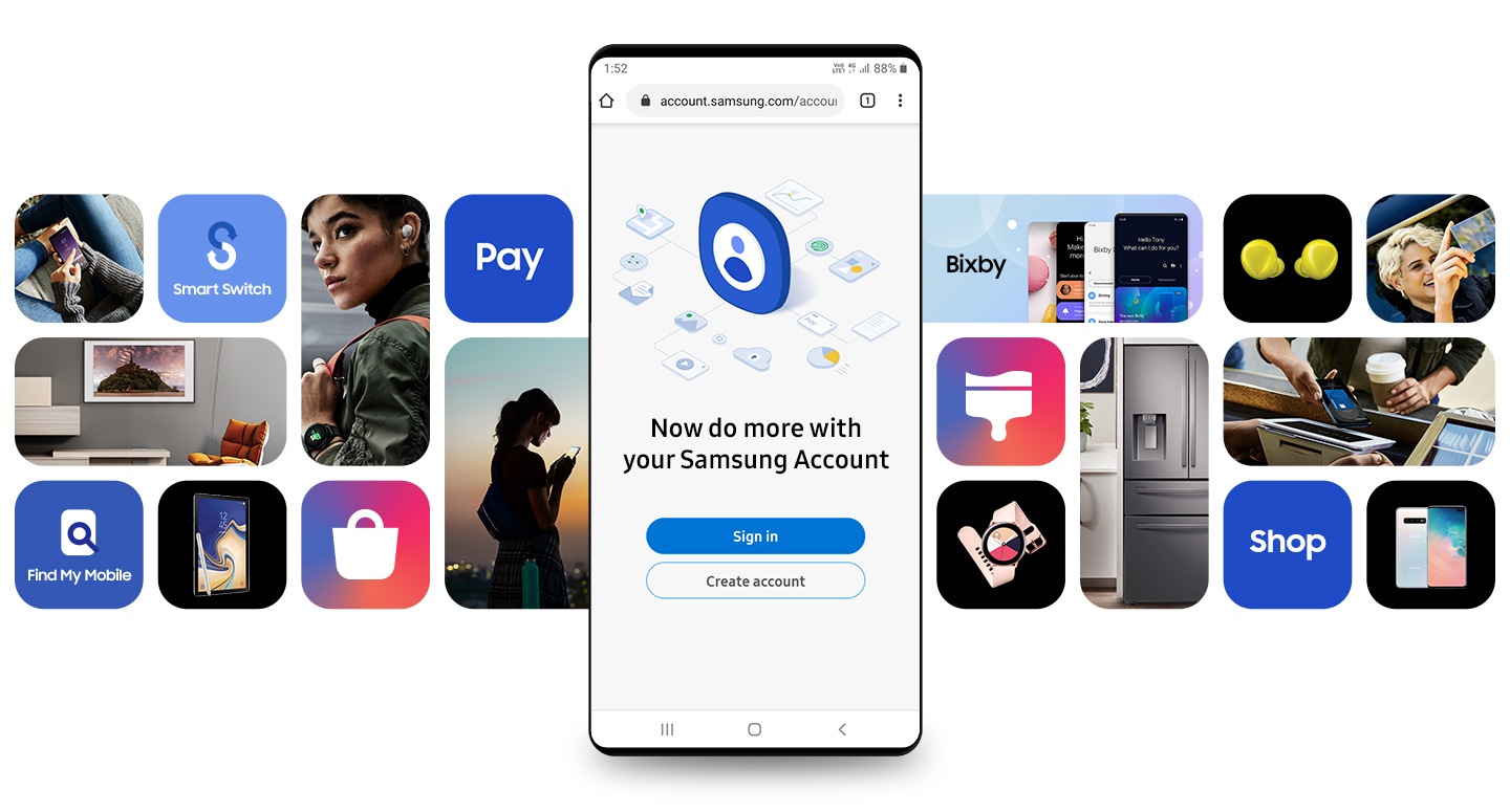 Now do more with your Samsung Account
