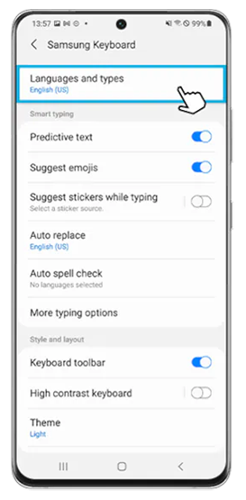 How to find the useful features of the Samsung keyboard on your Galaxy
