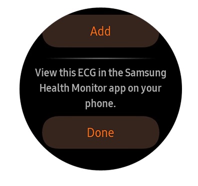 samsung ecg app