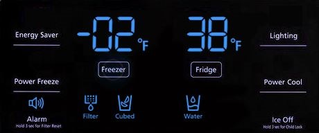 How to change the Freezer Temperature of the French Door ...