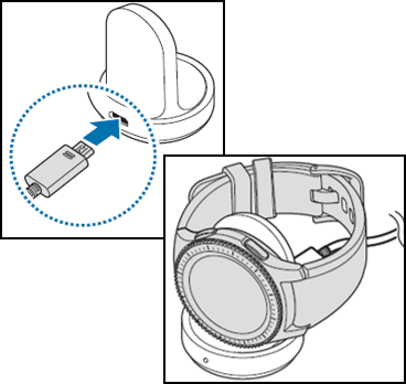 Samsung gear best sale sport charging