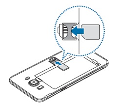 Samsung Galaxy S6 - Installer la carte SIM ou USIM