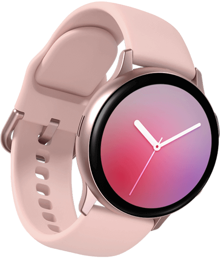 Samsung galaxy watch active 2 stainless steel silver hot sale