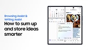 Samsung Galaxy Z Fold7 Writing Assist Galaxy AI summarization feature