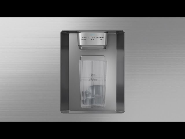 How To Set Up The Dispenser Of Samsung Side By Side Refrigerator Samsung Africa En