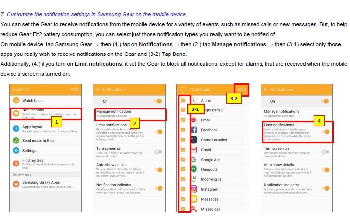 Samsung gear fit 2 pro 2024 battery drain