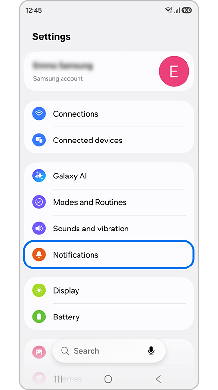 How to use Notification highlights on the Samsung Galaxy S26 series ...