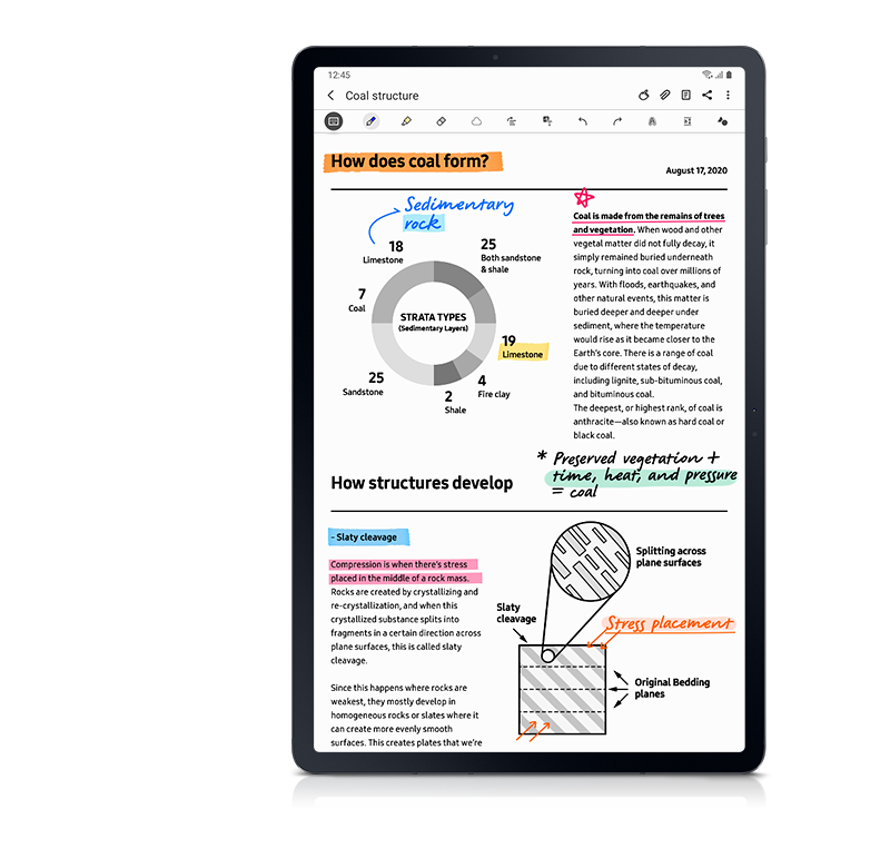 Samsung Galaxy Tab S7 - Tablette - Android - 128 Go - 11 LTPS (2560 x  1600) - Logement microSD - noir mystique - Balistik