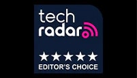 Logótipo techradar Editor's Choice.