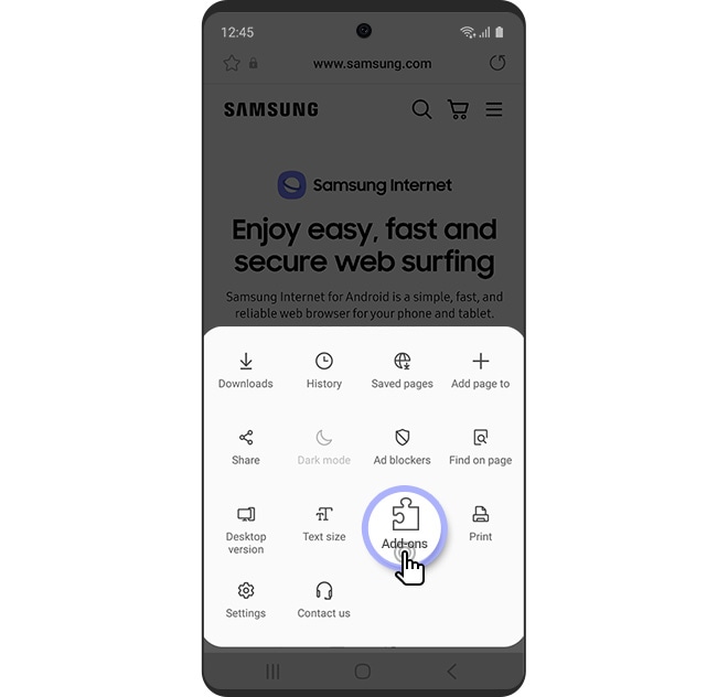 Samsung Internet, Apps & Services