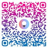 轉址至 Google Play 或 App Store 上 SmartThings 應用程式下載頁的 QR code。