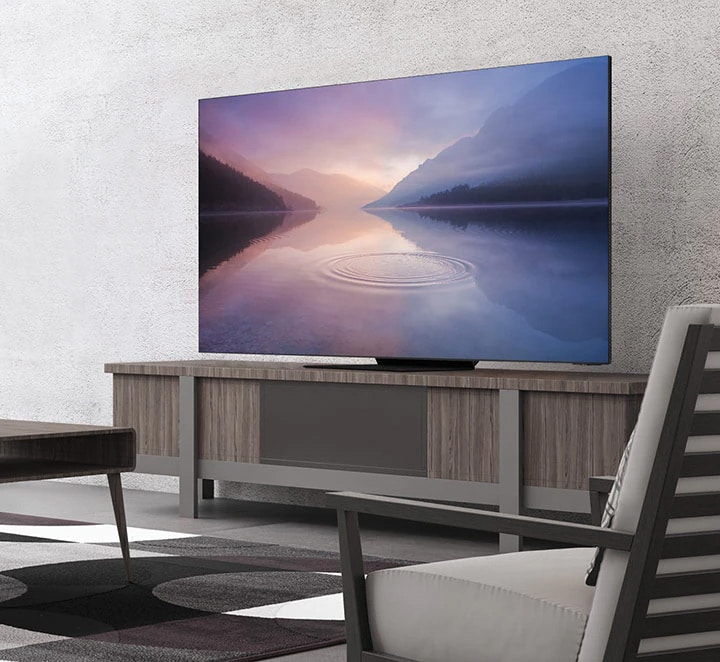 Samsung Neo QLED TV im Wohnzimmer