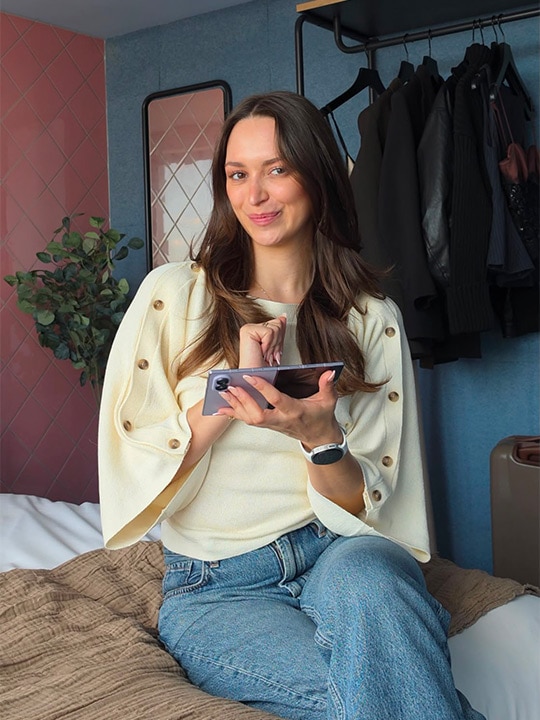 Galaxy Z Fold8-Rezensionsvideo von Bianca Olivia