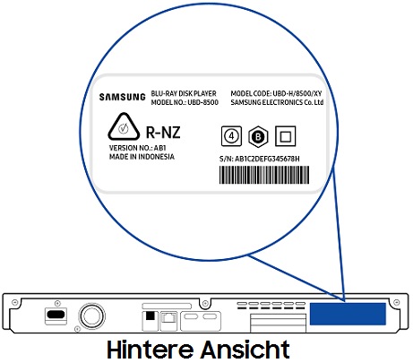 Wo Finde Ich Die Seriennummer Samsung Tv Wo finde ich Modellcode, IMEI- und Seriennummer meines Samsung Produkts