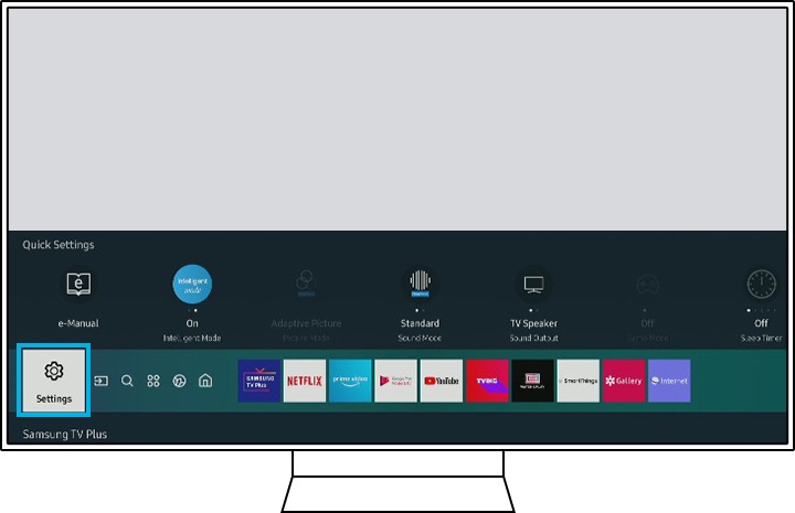 Verwendung von Device Care auf meinem Samsung SmartTV