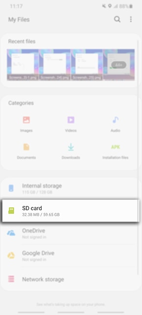 Transfer files from an SD card to a Samsung Phone | Samsung Australia