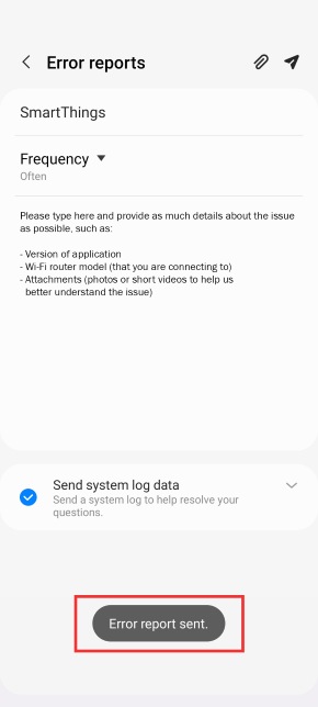 Raising a SmartThings App Error Report | Samsung Australia